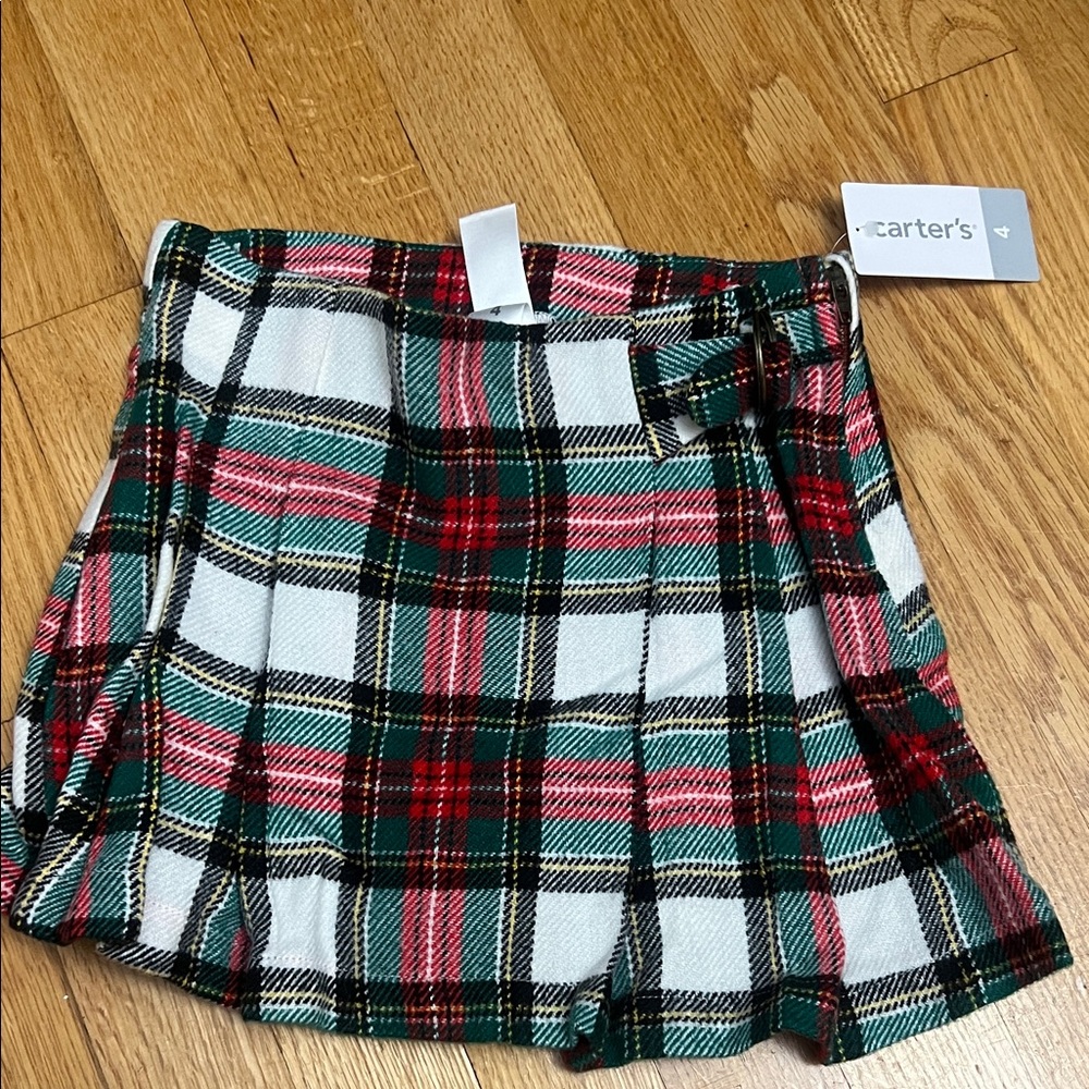 Carter's Festive Plaid Skirt